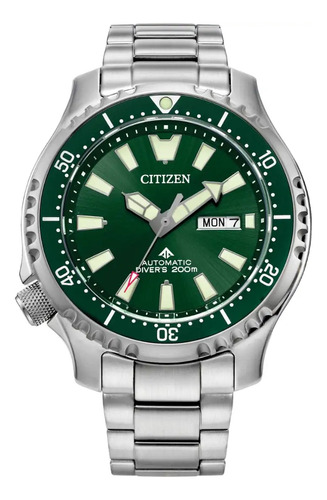 Reloj Citizen Promaster Automatico Diver Ny0151-59x Green