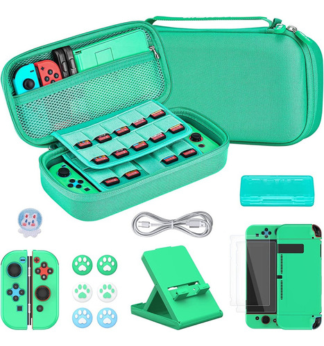 Kit Accesorios Con Estuche Para Nintendo Switch Normal Funda