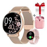 Smartwatch Feminino Para Huawei Xiaomi Monitor Fitn
