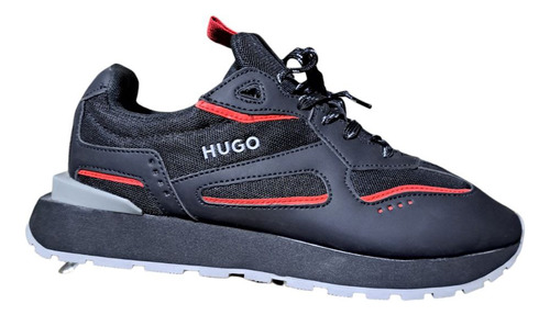 Tenis Hugo Boss De Hombre Talla 6 Mx Premium Rojo/negro Ua6d