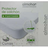 Protector De Colchón Impermeable Toalla/pvc 140x90