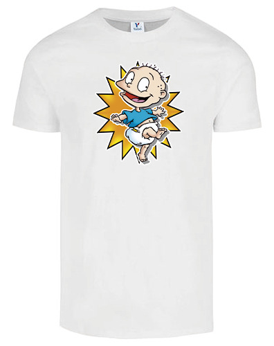 Playera Blanca De  Tommy Rugrats A541