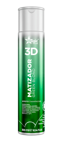 Magic Color Matizador 3d Green Blond Efeito Champagne 300ml