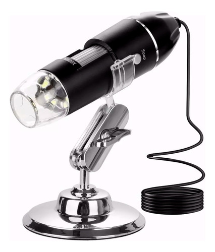 Microscopio Digital Usb 1000x Con Luz Led Y Soporte.