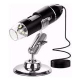 Microscopio Digital Usb 1000x Con Luz Led Y Soporte.