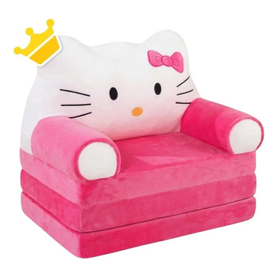 Sillón Hello Kitty Plegable Para Niños 2 En 1 Sanrio | Envío gratis