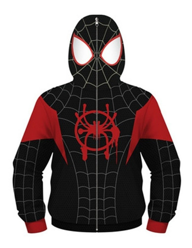 Spider-man: Into The Spider-verse Sudadera Enmascarada Niños