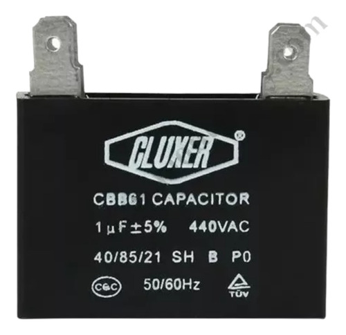 Capacitor Cbb61 / 1 Mf Para Mini Split O Ventiladores 450v