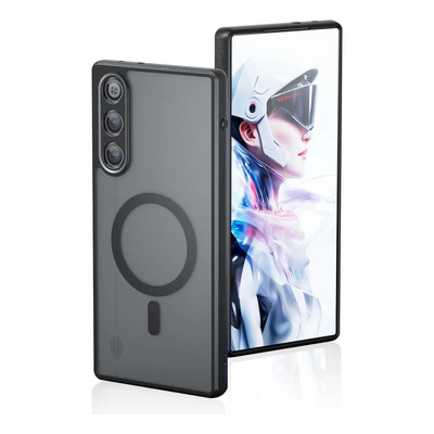 Funda Para Zte Redmagic 10 Air Fabricada En Material Pc+tpu De Alta Calidad Compatible Con Carga Magnética Negro