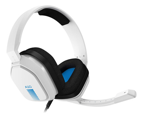 Audífono Gamer Astro A10 Logitech Blanco Azul