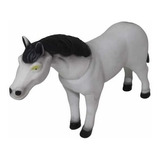 Kit 2 Animal Cavalo 32cm Vinil Fazenda Rodeio Brinquedo