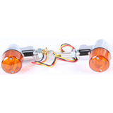 K&s Style 3 Led Luz Direccional Cromo Con Micas Ambar