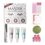 Kit Master Pocket Lash Lifting E Brow Lamination Para Cílios