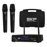 Micrófonos Skp Pro Audio Uhf-300d Dinámico Cardiode Negros
