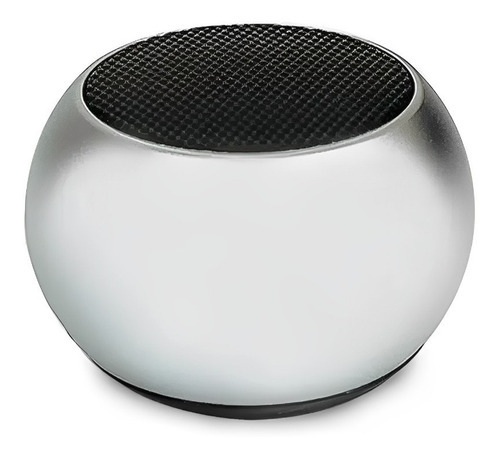 Mini Caixinha Som Pequena Bluetooth 3w Speaker Amplificada Cor Prateado Voltagem 110v/220v