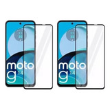 Kit 2 Películas Vidro 3d Para Motorola Moto G14