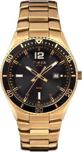 Reloj Timex Solar Premium Dress Para Hombre De 43 Mm - Caja 
