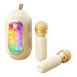 Máquina De Karaokê Mic Led Boys Lights Machine Karaoke Mini