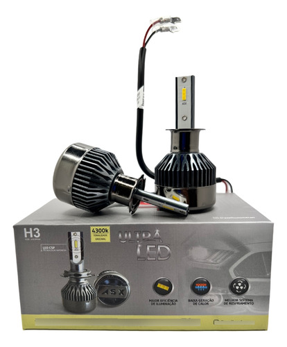 Ultraled 8000 Lumens 4300k 6000k 70w Lâmpada Led Chip Csp