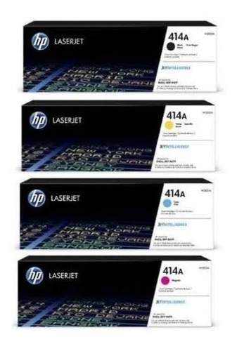 Pack De 4 Cartuchos De Tóner Original Hp 414a (4 Colores)