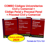 Combo Codigo Civil + Penal + Procesal Civil Y Penal Pocket 