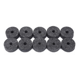 Cymbal Felt Pad, 10 Peças, Tambores De Jazz, Instrumento Mus