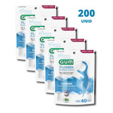 Flosser Multipla Ação (fio Dental Com Cabo) 5 Pacotes - Gum