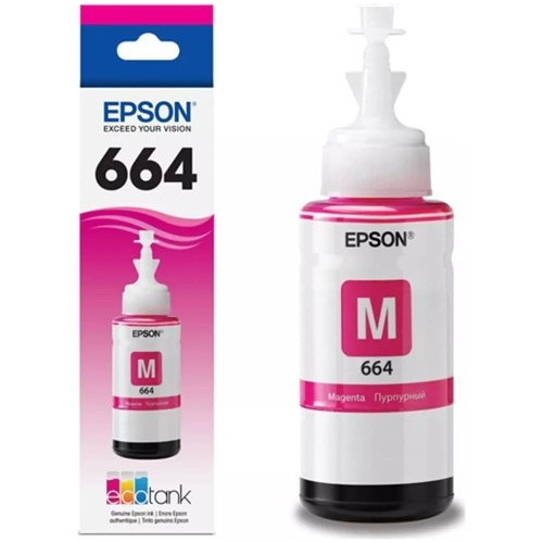 Botella Tinta Epson 664 T664 Magenta Original L200 L555 70ml