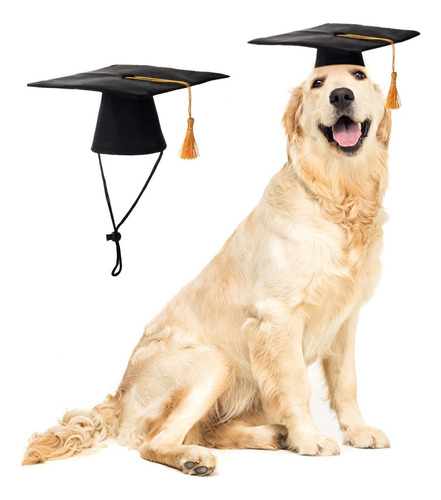 Lkex Gorras De Graduacion Para Mascotas, Sombreros De Gradua