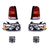 Kit 4 Faros + Calaveras Depo P/ Ford Escape 2005 A 2006