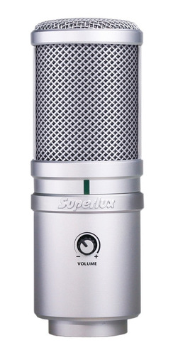 Superlux Micrófono E205u Condensador Usb Importado Ideal Pc!