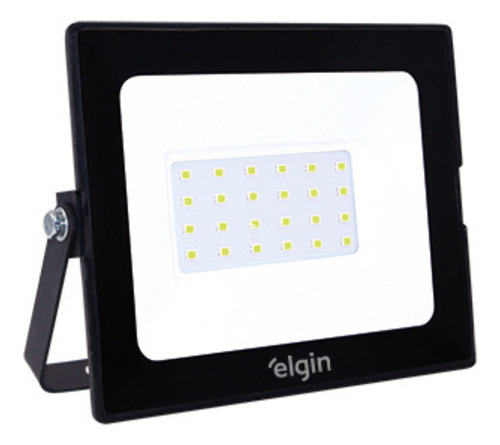 Refletor 150w Led Slim Bivolt Prova D'água Branco Frio Elgin