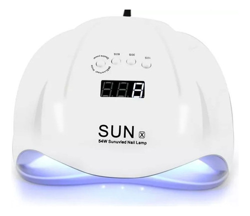 Lampara Led Uv Sun X 54w Esmalte Permanente Uñas Manicure