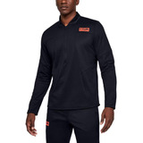 Under Armour Gametime Fleece Zip, Negro Rojo, Pequeño