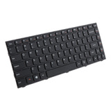 Teclado Laptop Con Tecla Enter Pequeña Para Lenovo Us Black