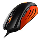 Mouse Gaming Alámbrico Cougar® 200m, Sensor Óptico, 2000dpi Color Naranja