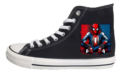 Zapatillas Caña Spiderman#4 Regalo Navidad Cumpleaños