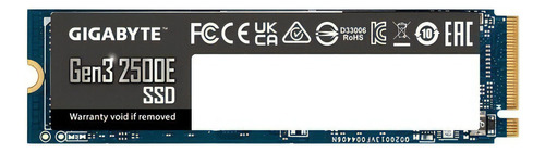 Disco Duro Interno Ssd Gigabyte 1tb Gen3 2500e Nvme M2 2280