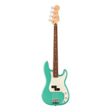 Fender Player Precision Bass®, Pau Ferro F, Sea Foam Green Color Azul Claro