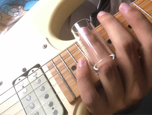 Slide Vidrio Guitarra Eléctrica Acústica Bajo Cuerdas