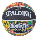 Pelota Basquet Spalding Nº7 Graffiti Original Caucho