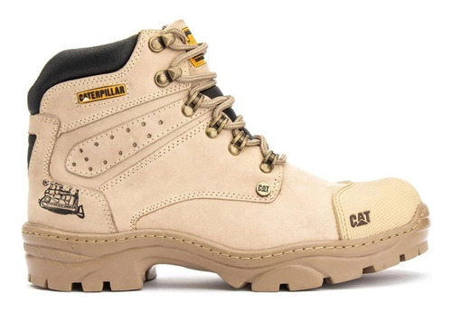 Bota Coturno Botina Adventure Caterpillar Couro Cat + Brinde