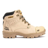 Bota Coturno Botina Adventure Caterpillar Couro Cat + Brinde