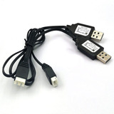 Devmo Cable Cargador Usb De 2 Piezas 1a Con Conector Xh-3p .