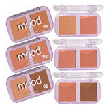 06 Blush Duo Mood Ruby Rose Hb573 Atacado Revenda