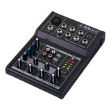 Mixer Compacto Mackie Mix 5 De 5 Canales Con Phantom Power