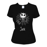 Playera Para Mujer Calavera El Extraño Mundo De Jack