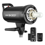 Flash Tocha Estúdio Godox Sk300 Ii + Rádio Canon Nikon Sony