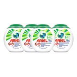 Pack 4 Detergente Ariel Pods 3 En 1 De 57 Capsulas C/u