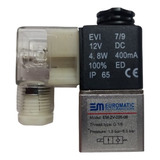 Electrovalvula Solenoide Neumatica 2/2 Rosca 1/8 Con Bobina 